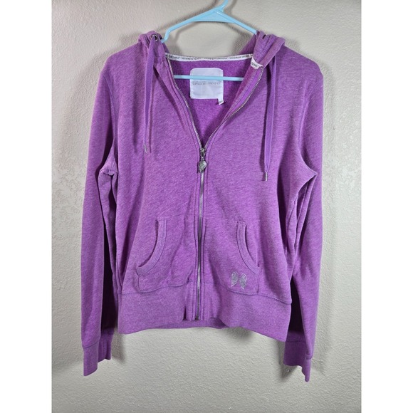 Victoria's Secret Tops - Women's Victoria's Secret Super Model Essentials Pink-Purple Hoodie Size M